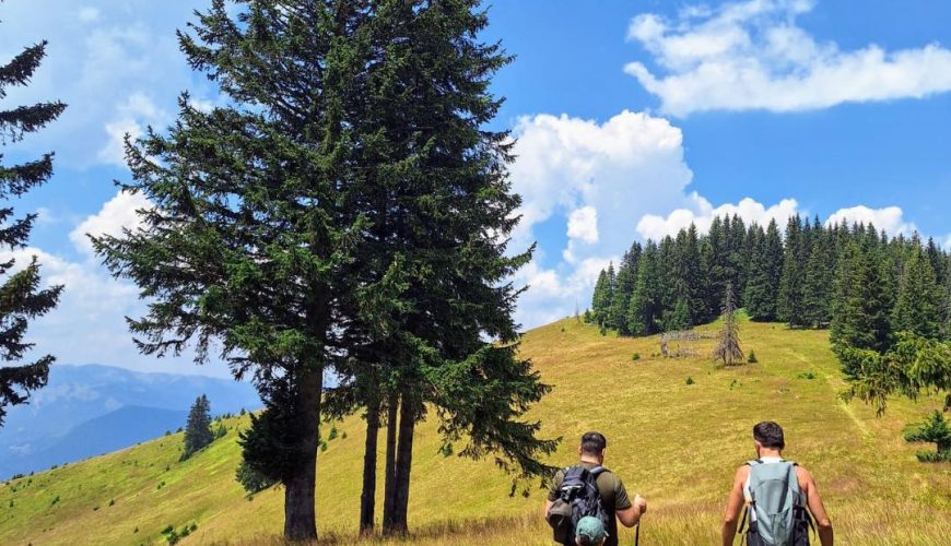Hiking trail in Rugova Valley, Kosovo