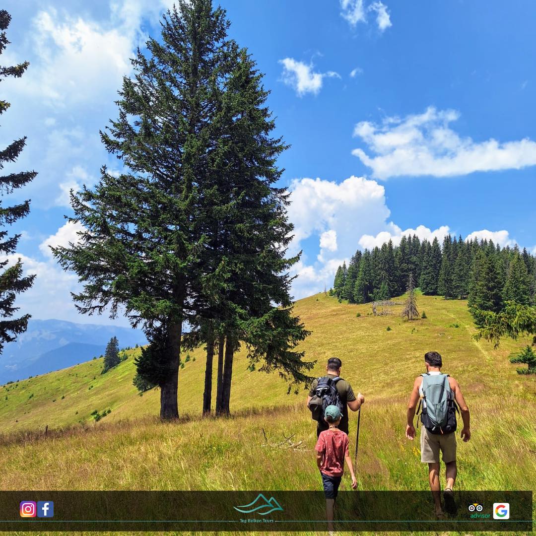 Hiking trail in Rugova Valley, Kosovo